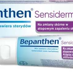Bepanthen Sensiderm Krem łagodzi objawy atopowego zapalenia skóry, przynosząc ulgę w swędzeniu w ciągu 30 minut. Bez sterydów.